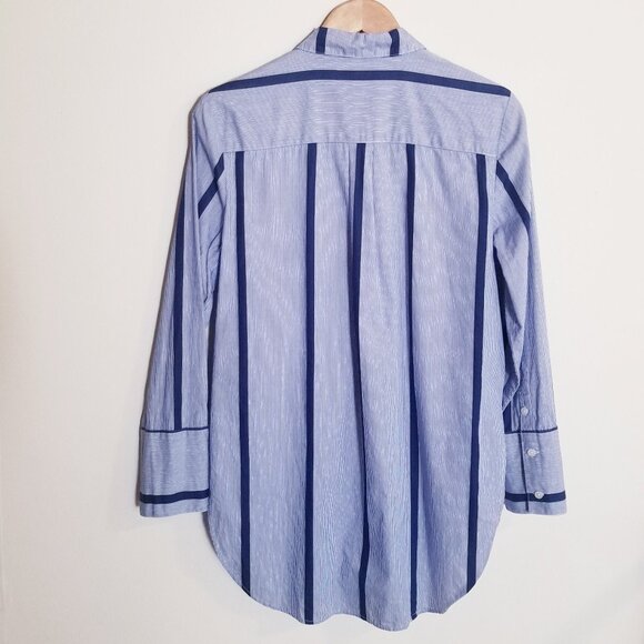 Madewell - Women's Striped Button-Down Tunic Shirt - Medium - Picture 4 of 9